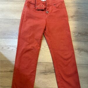 Joie Women's Straight Leg Red Jeans Size 29